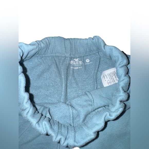 Hollister Light Blue Elastic Waist Sweatpants - Picture 6 of 7